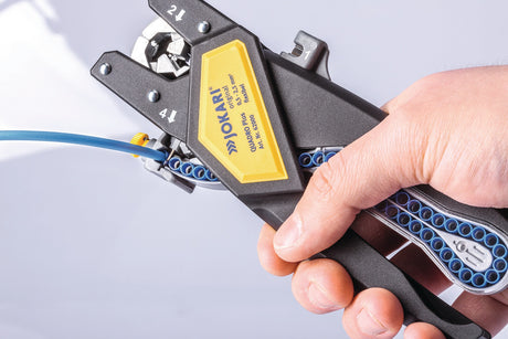 JOKARI Automatikabisolierzange QUADRO Plus 259 mm für 0,5-2,5 mm² mit 4 Funktionen