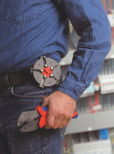 KNIPEX Crimpzange MultiCrimp 250 mm mit 5 Wechseleinsätzen – Für Kabelschuhe, Verbinder & Aderendhülsen