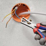 KNIPEX Abisolierzange 160 mm mit Comfort-Griff und Öffnungsfeder