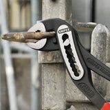KNIPEX Wasserpumpenzange Alligator 180 mm mit Comfort-Griff und 9-fach Rastenverstellung