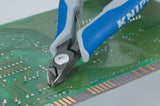 KNIPEX Präzisions-Elektronik-Seitenschneider 125 mm – poliert, facettiert, induktiv gehärtet