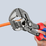 KNIPEX Zangenschlüssel 250 mm, Spannweite 52 mm, mit Kunststoffüberzug und Einstellskala