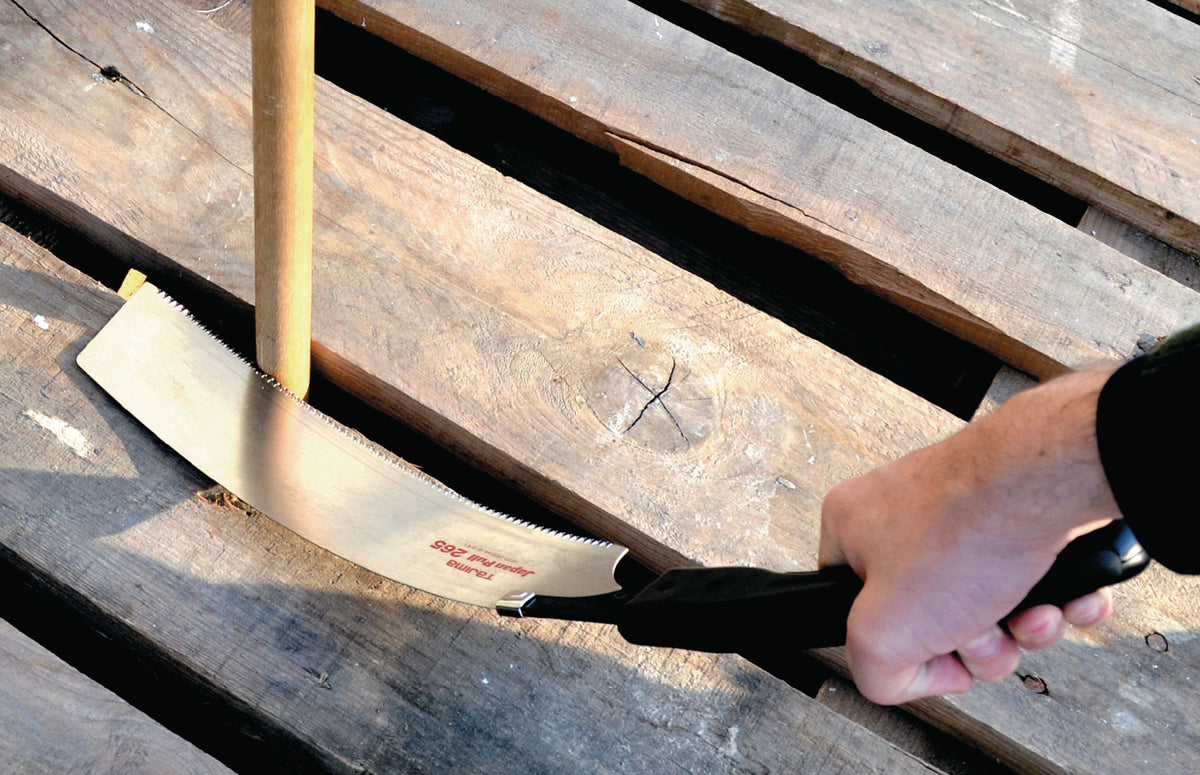 TAJIMA Japansäge Feinzugsäge mit Pistolengriff, 265 mm Blattlänge, 3-fach-Zahnung