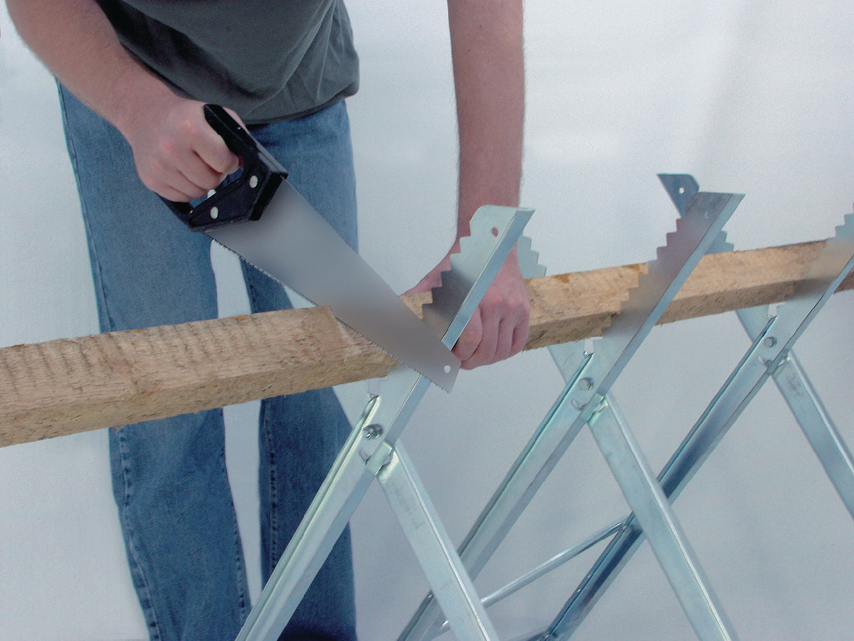 Brennenstuhl Sägebock MB 150S – galvanisch verzinkter Stahl, max. 150 kg, zusammenfaltbar