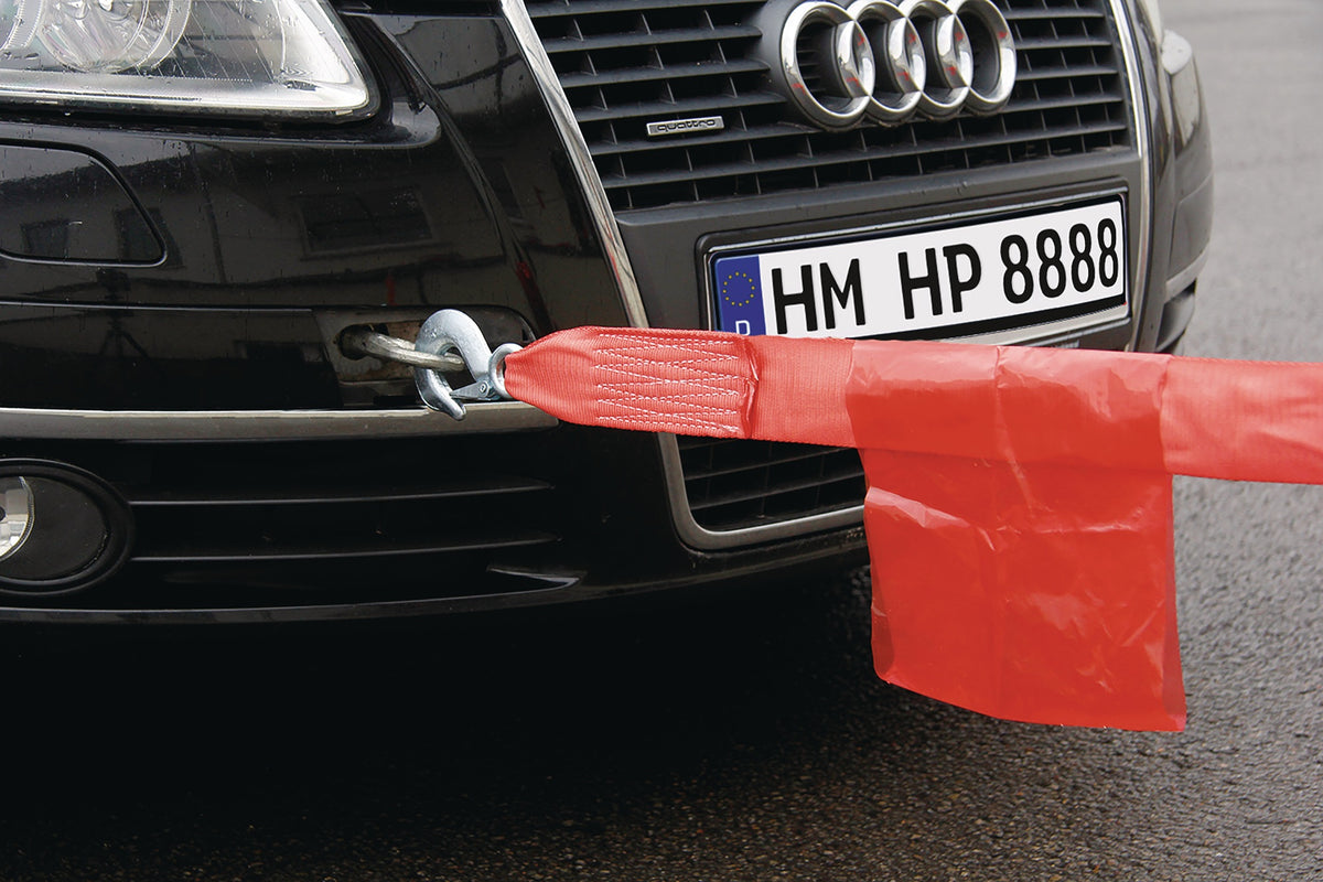 HP AUTOZUBEHÖR Auto-Abschleppseil 2500 kg Sisal 400 cm mit Schäkel