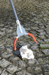 FLORA Abfallgreifzange 900 mm – Aluminium, Stahl, SBS, PVC, Hebelgriff, 105 mm Öffnung