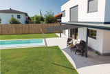 Sonnensegel CANNES QU 4x4 m anthrazit von WINDHAGER – UV-Schutz 50+, wind- und wasserabweisend