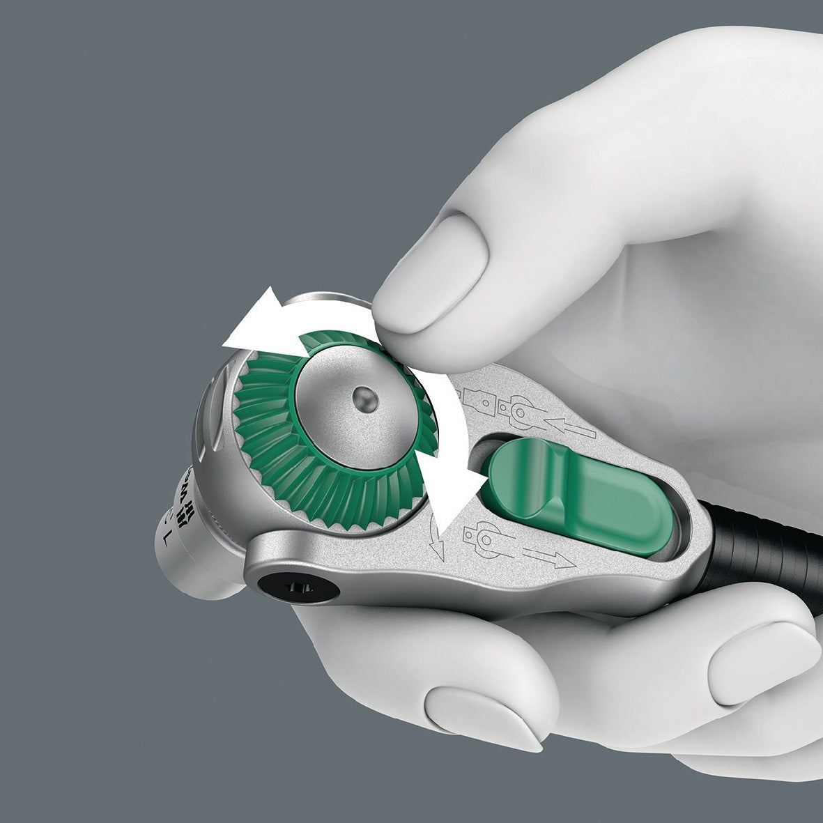 WERA Steckschlüsselsatz Zyklop Speed 42-teilig 1/4 Zoll SW 4-14 mm mit 72 Zähnen