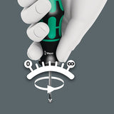 WERA Drehmomentschraubendreher 300 TX 6, 0,6 Nm, fest voreingestellt, Kraftform-Griff