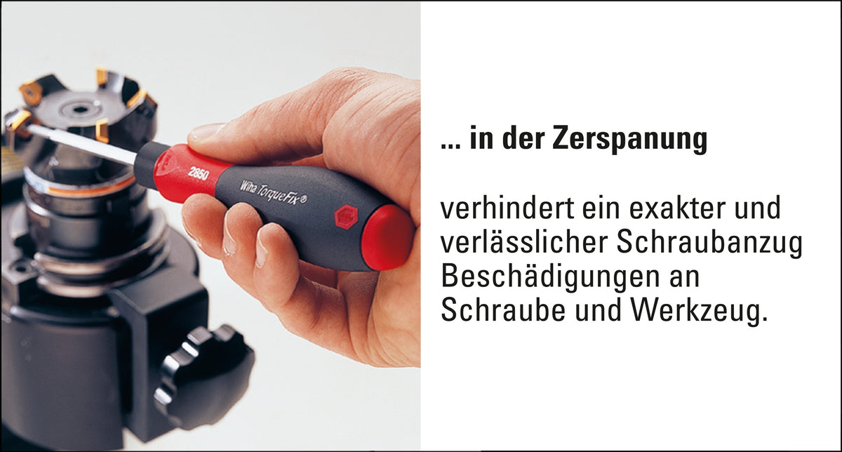 WIHA Drehmomentgriff 0,4-1,0 Nm einstellbar mit Skala und Klicksignal