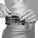 WERA Bitsortiment BC 30 Zyklop Mini 1 30-teilig mit Bit-Knarre, Rapidaptor und Adapter