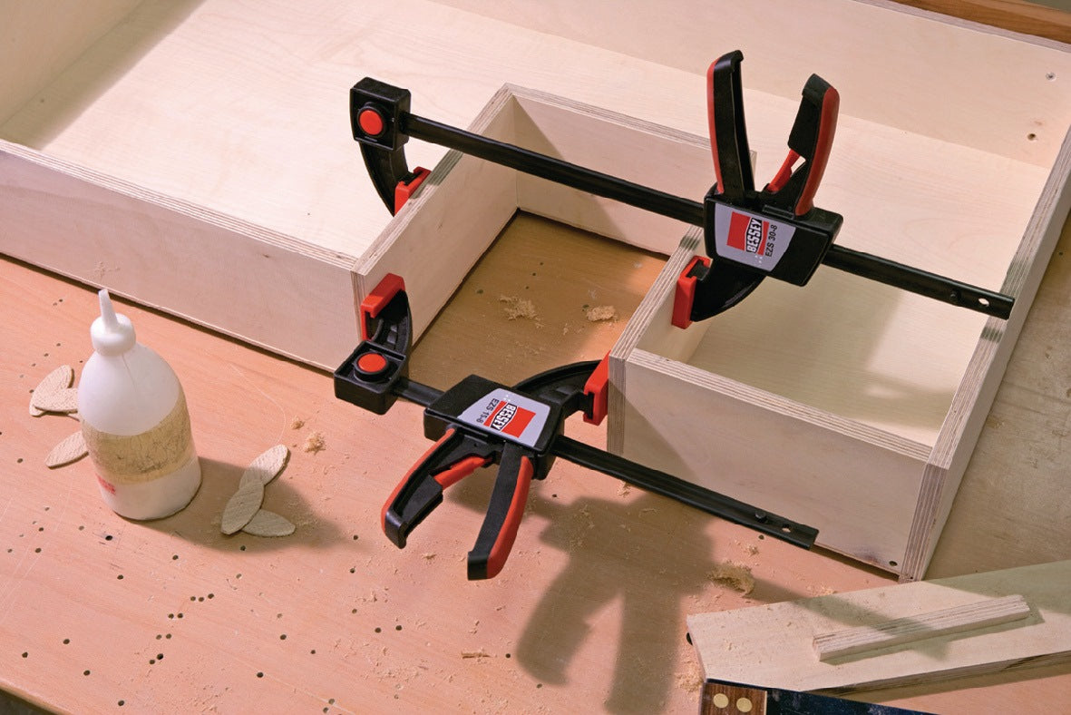 BESSEY Einhandzwinge EZS Spannweite 150 mm, Ausladung 80 mm, Spannkraft 2000 N