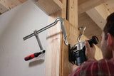 BESSEY Ganzstahlschraubzwinge OMEGA Spannweite 160 mm Ausladung 80 mm 2-K-Griff