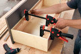 BESSEY Einhandzwinge DuoKlamp 30-8 – Spann- und Spreizfunktion, 300 mm Spannweite, 85 mm Ausladung