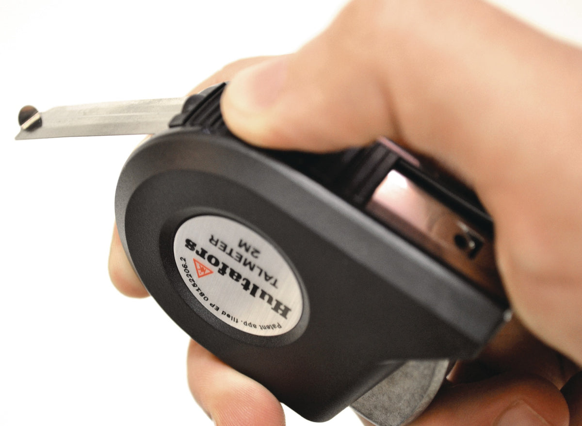 HULTAFORS Taschenrollbandmaß Talmeter L.2m B.16mm mm/cm EG II ABS Messlasche