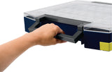 RAACO Sortimentskoffer boxxser 241x225x55 mm mit 9 Fächern und Profilraster