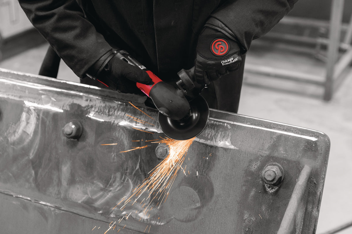 CHICAGO PNEUMATIC Druckluftwinkelschleifer CP3650-120AA5V 125 mm 12000 min-¹ mit Autobalancer
