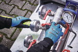 OPTIFLEX Winterhandschuhe Aqua Guard Gr. 8 schwarz/blau – Kälteschutz bis -30 °C, EN 388 & EN 511