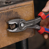 KNIPEX TwinGrip Frontgreifzange 200 mm – Robuste Zange mit Front- und Seitengreif-Funktion