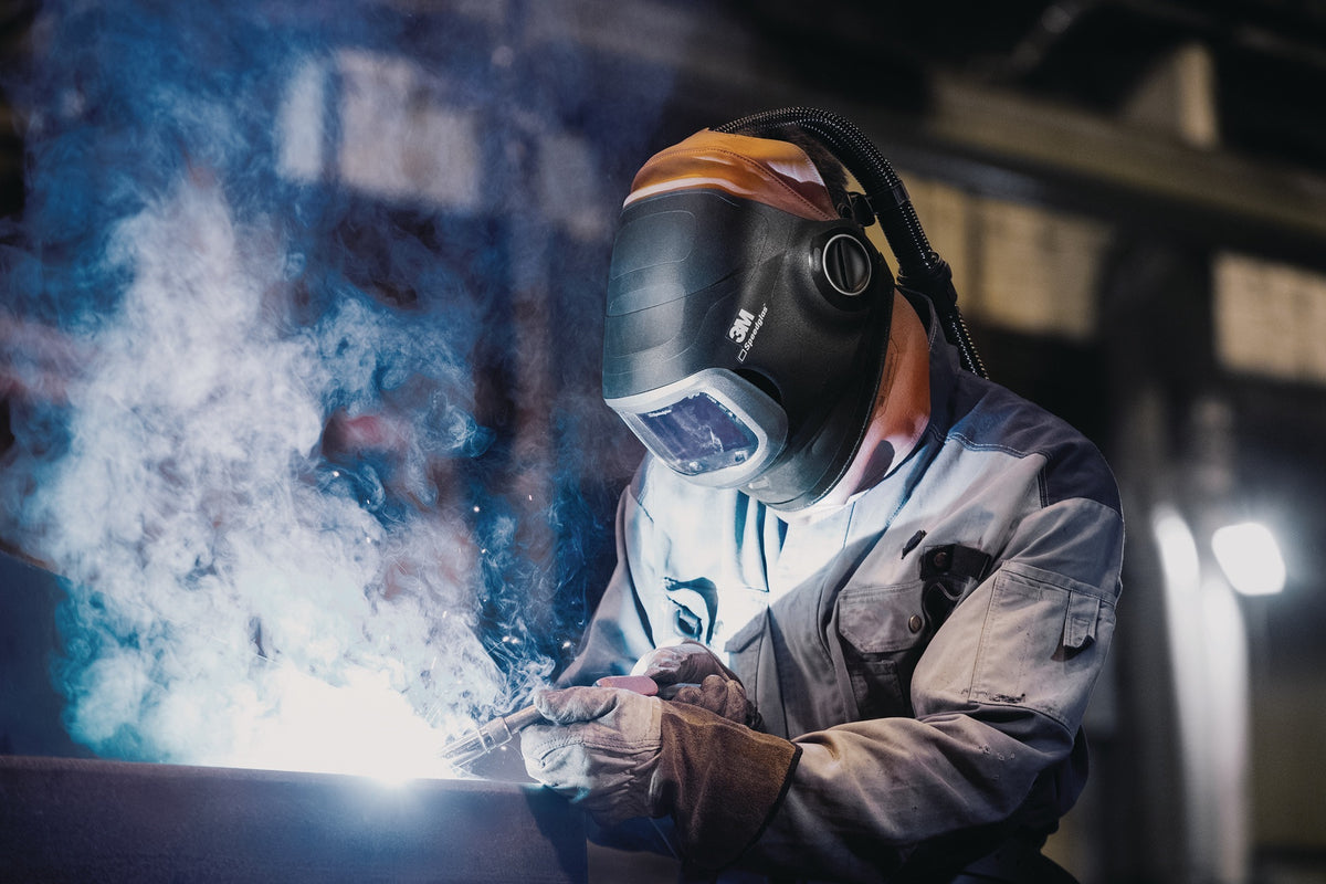 3M Speedglas G5-01 Schweißerschutzhelm mit Adflo Gebläseatemschutz ohne Schweißfilter H617809