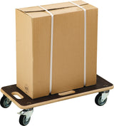 Transportroller Swift 200 kg MONDELIN – 575 x 290 mm, 4 Lenkrollen, Feststellbremse