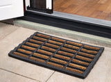 HAMAT Fußmatte schwarz/natur 60% Gummi 40% Kokos 750x450x25 mm