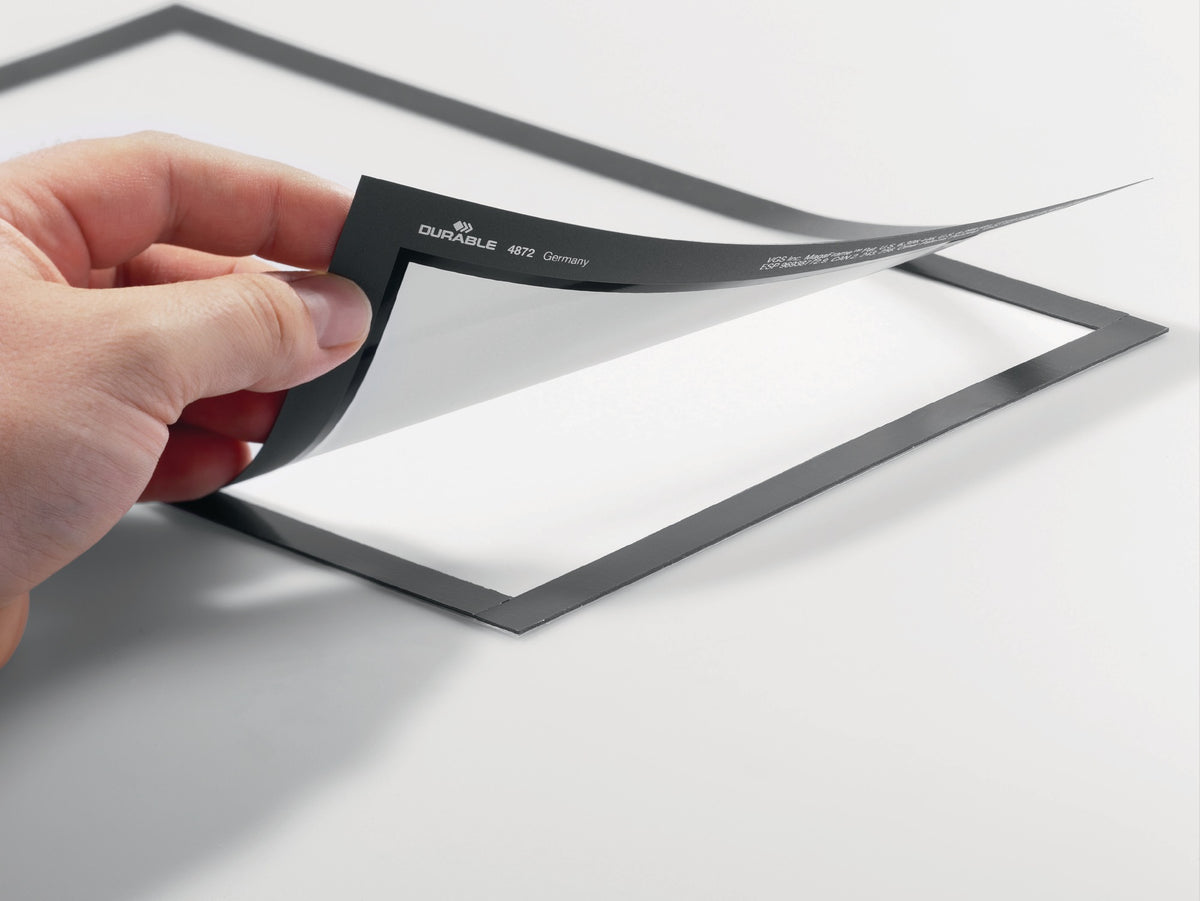 DURABLE Magnetrahmen DIN A4 silber selbstklebende Rückenfolie 2 St./VE