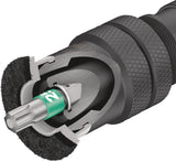 WERA Bithalter 881/4/1 SB 1/4 Zoll mit einstellbarer Einschraubtiefenbegrenzung, 200 mm