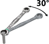 WERA Maulringratschenschlüsselsatz Joker 4-tlg. SW 10-19mm – mit Haltefunktion & 80 Zähnen