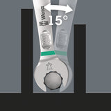 WERA Ringmaulschlüssel 6003 Joker SW 8 mm – Form A, legierter Werkzeugstahl, 15° Rückholwinkel