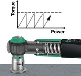 WERA Drehmomentschlüsselset Safe-Torque 10-tlg. 2-12 Nm 1/4 Zoll mit Überrutschmechanismus