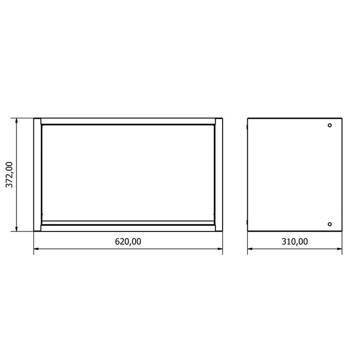 TOOLBOX4YOU Expert Serie - Einzelmodul Wandschrank mit Tür