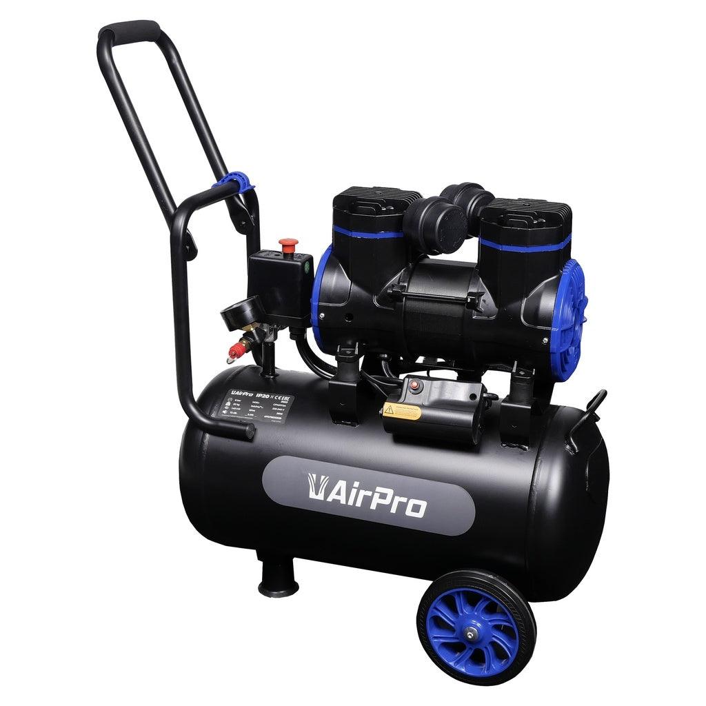 AirPro - Ölfreier Luftkompressor 2 PS, 24L Tankvolumen - Silent Kompressor CP14P1T24 Flüsterkompressor - Tools.de TP Profishop GmbH