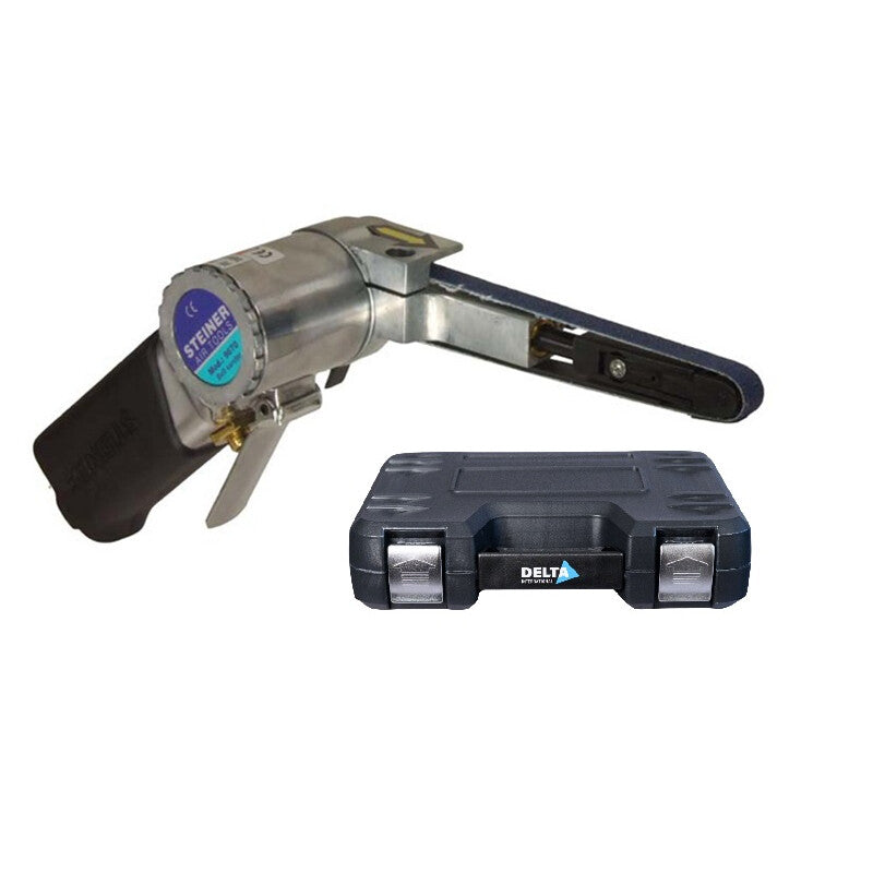 Steiner Airtools Bandschleifer, 10mm im Koffer mit acc. SR9670K