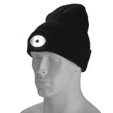Draper Tools Beanie-Mütze mit LED, wiederaufladbar, 1W, schwarz D99521