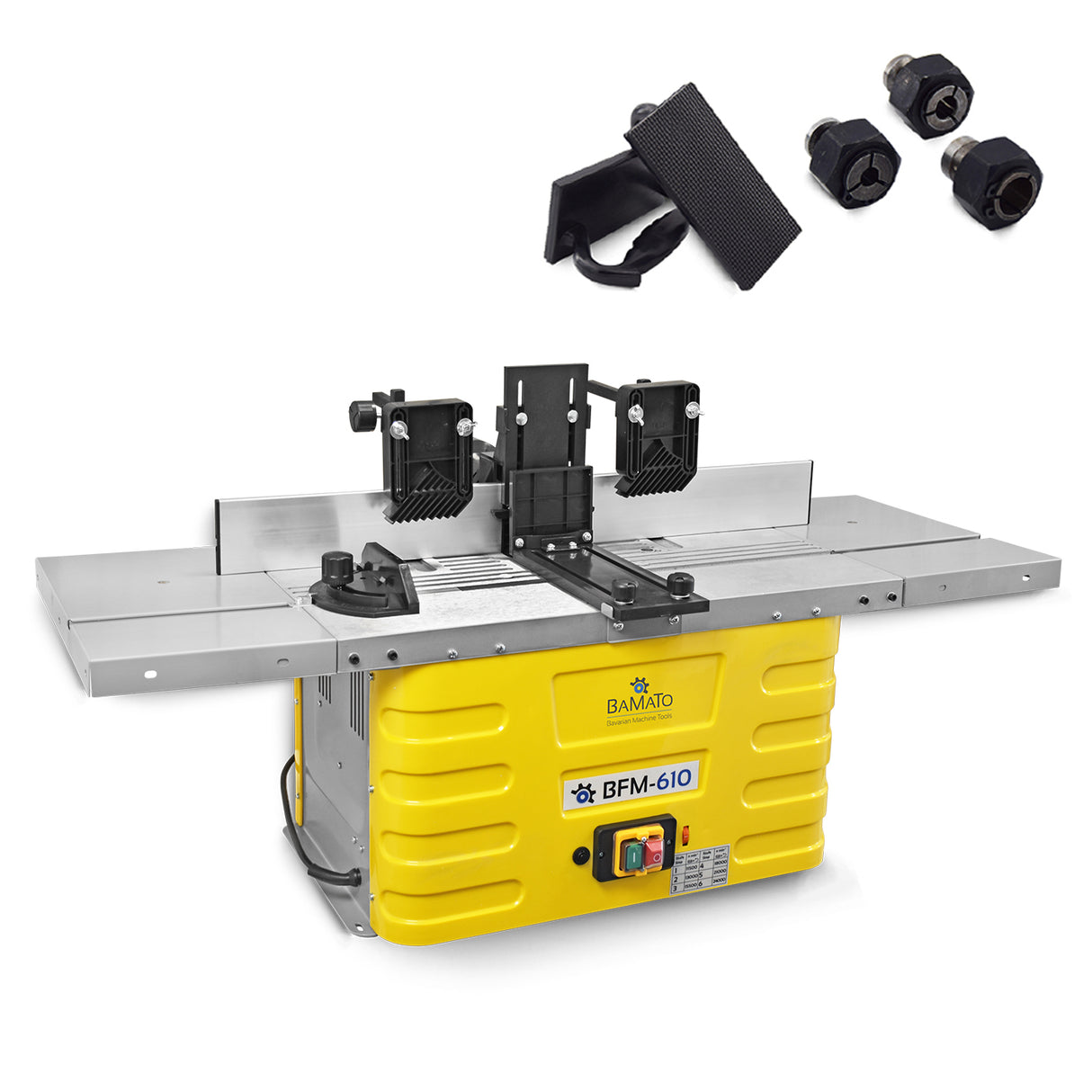 BAMATO BFM-610 Tischfräsmaschine inkl. Spannzangensatz