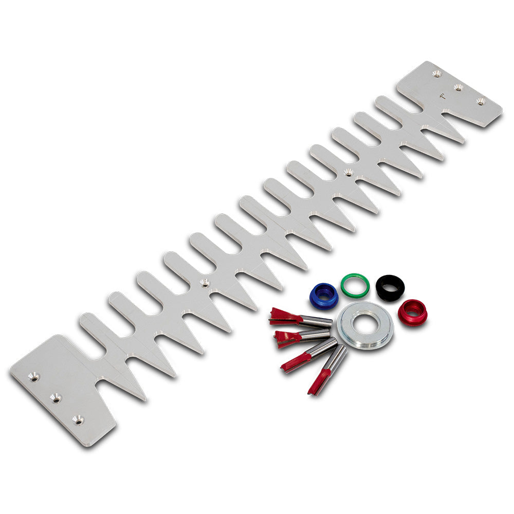 Schablone passend für BAMATO Zinkenfrässchablone BFS-650