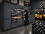 TOOLBOX4YOU Bullram Werkstatteinrichtung Set Expert Serie - Werkstattmodul I Profi KFZ Werkbank – BGMODI