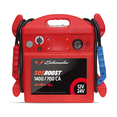 Schumacher Starthilfe-Booster  SOS 12/24V, 1400A/700A H761001
