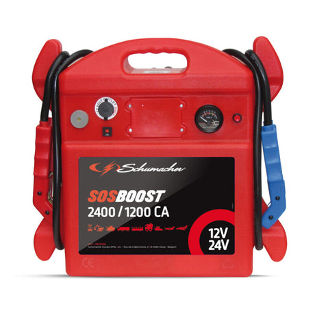 Schumacher Starthilfe-Booster  SOS 12/24V, 2400A/1200A H760008