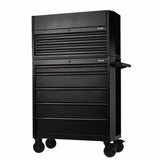 BUNKER Werkzeugwagen mit Topcase, 9 Soft-Close-Schubladen, 92cm, schwarz D24248