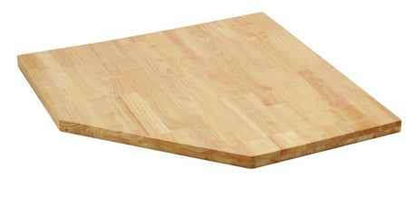 BUNKER Modulare Hartholz-Arbeitsplatte für Eckschrank, 87cm D33210