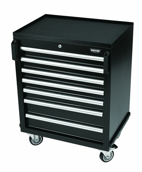 BUNKER Modularer fahrbarer Schrank, 7 Schubladen, 65cm D29779
