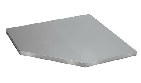 BUNKER Modulare Edelstahl-Arbeitsplatte für Eckschrank, 87cm D33203