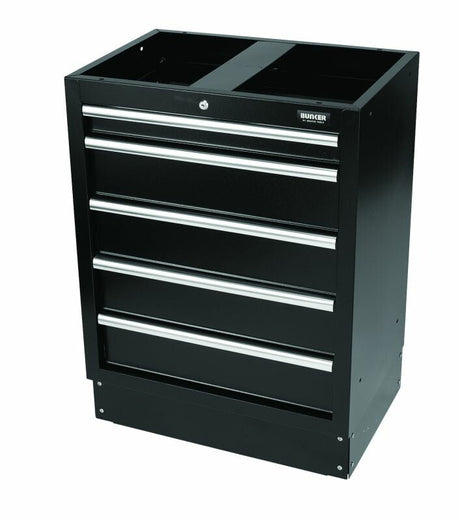 BUNKER Modularer Unterschrank, 5 Schubladen, 68cm D31387