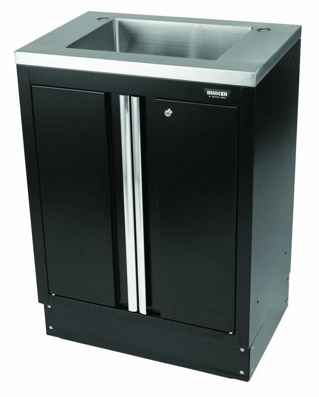 BUNKER Modularer Unterschrank mit Spüle, 2 Türen, 68cm D31034