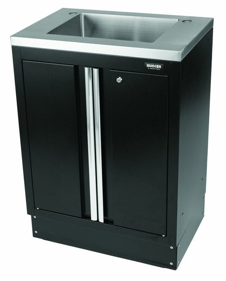 BUNKER Modularer Unterschrank mit Spüle, 2 Türen, 68cm D31034