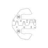 KING TONY Profi-Werkzeuge - Matrize für Kabelschuh-Zange H 678185H