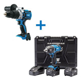 Draper Tools Akku-Schlagschrauber D20 + Bohrmaschine COMBI action (D27888+D55338) D10103