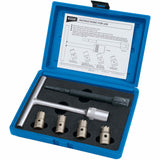 Draper Tools Diesel-Einspritzdüsen-Sitzreiniger, 6dlg D30823